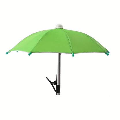 Mobile Phone Holder Sunscreen Umbrella Clip Outdoor Mobile Phone Fixed Umbrella Rain Parasol Mobile Phone Anti-Reflective
