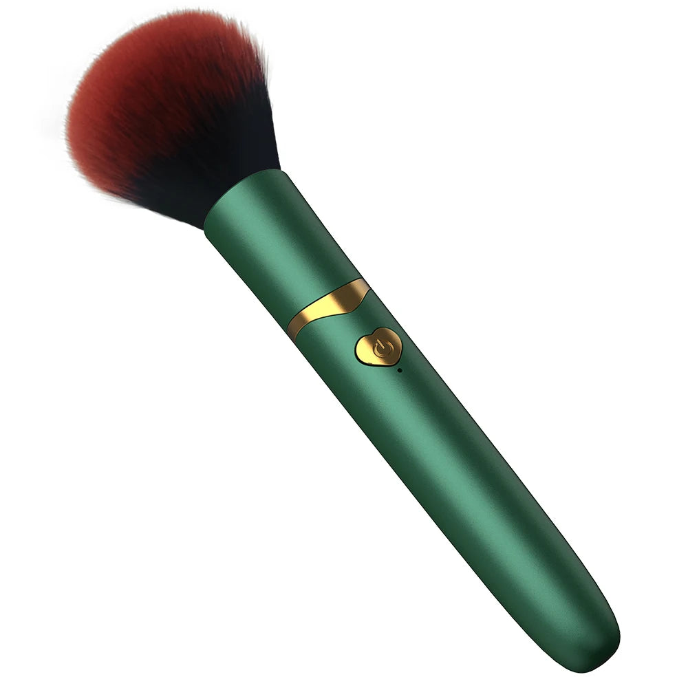 2 In 1 Portable Makeup Brush Rechargeable Electric Foundation Brush For Liquid Creams And Foundations