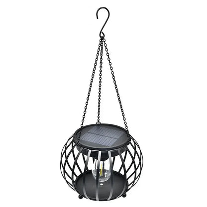 1pcs Garden Decor Outdoor Solar Lights Retro Palace Lantern Lights Hanging Candle Lamps Landscape Lighting Floor Lights