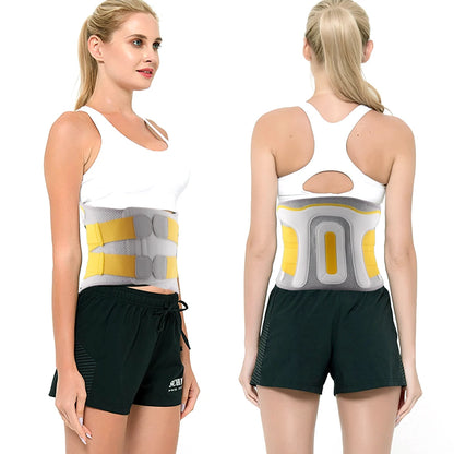 1pcs Back Brace for Lower Back Pain, Breathable Design with Lumbar Support Belt, Back Support Brace for Men and Women, Immediate