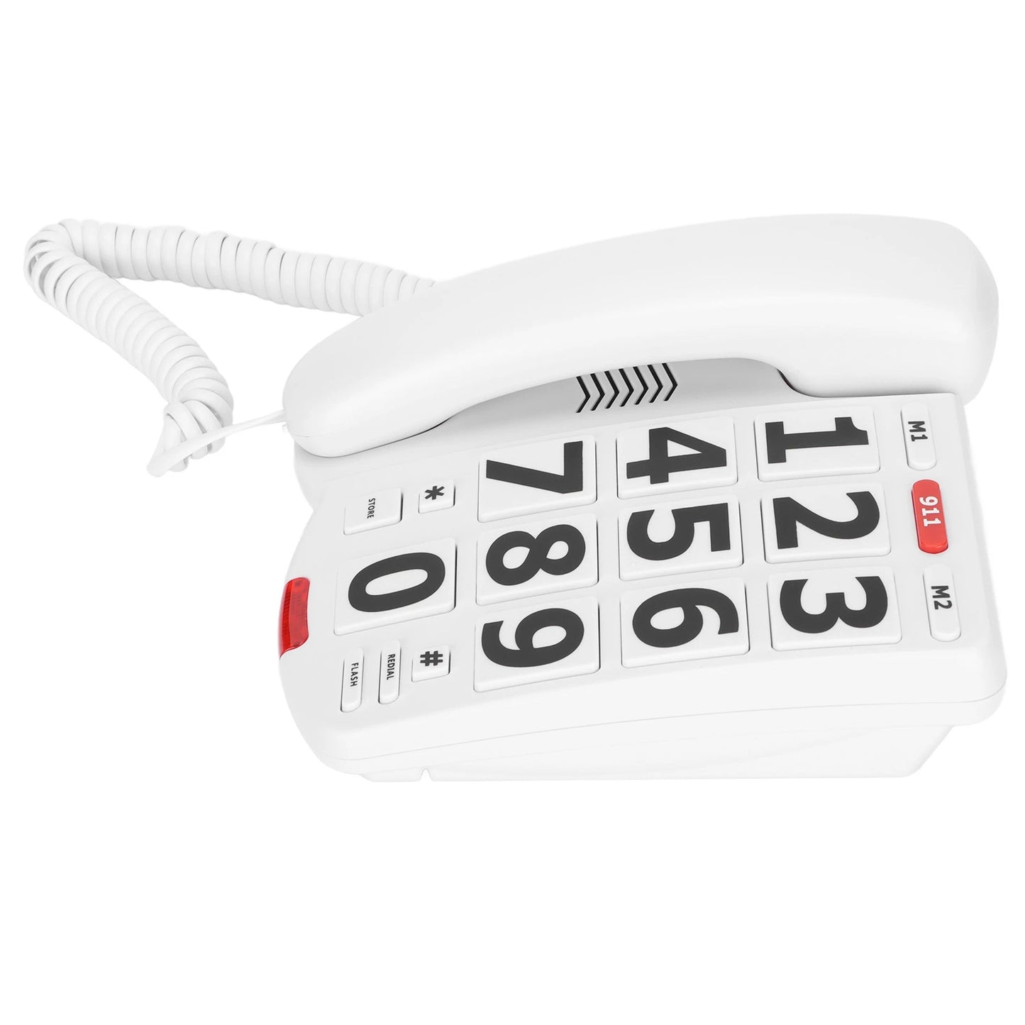 Big Button Phone Wired Big Button Landline Phone with Easy to Read Big Buttons and Super Loud Ringtones