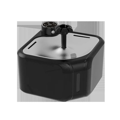 New Stainless Steel Pet Water Fountain Smart Circulating Cat Dog Drinker Automatic Flow Drinking Device