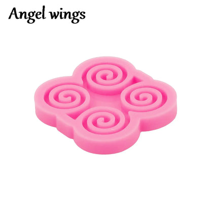 DY1206 African Tribal Symbols Badge Reel Mold Epoxy Resin, Medical,Medical, Physical Therapy, Pharmacy Nursing Chocolate Moulds