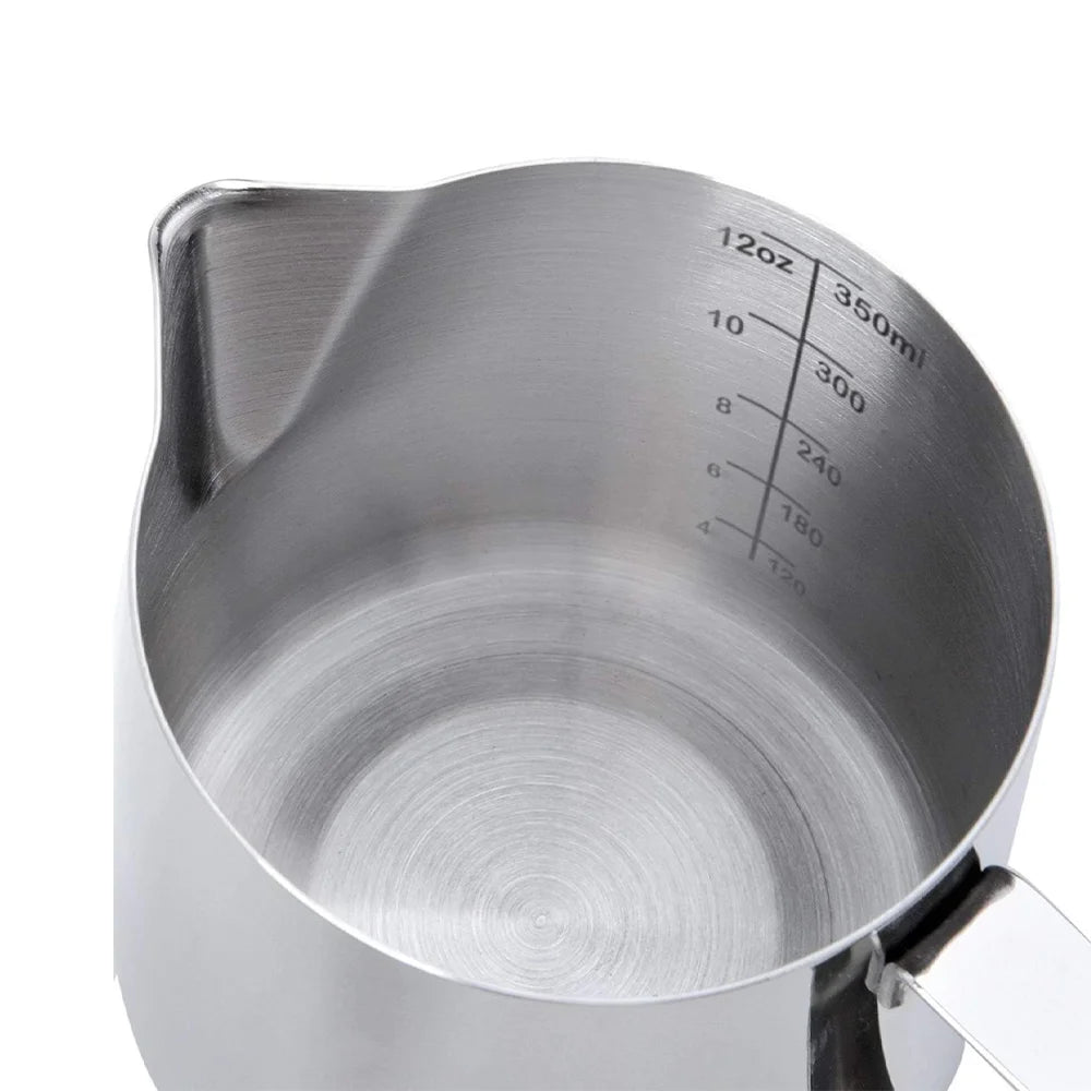 Milk Frothing Pitcher Stainless Steel Jug Milk Frother Steamer Cup for Espresso Latte Art Barista Coffee Accessories Easy Clean
