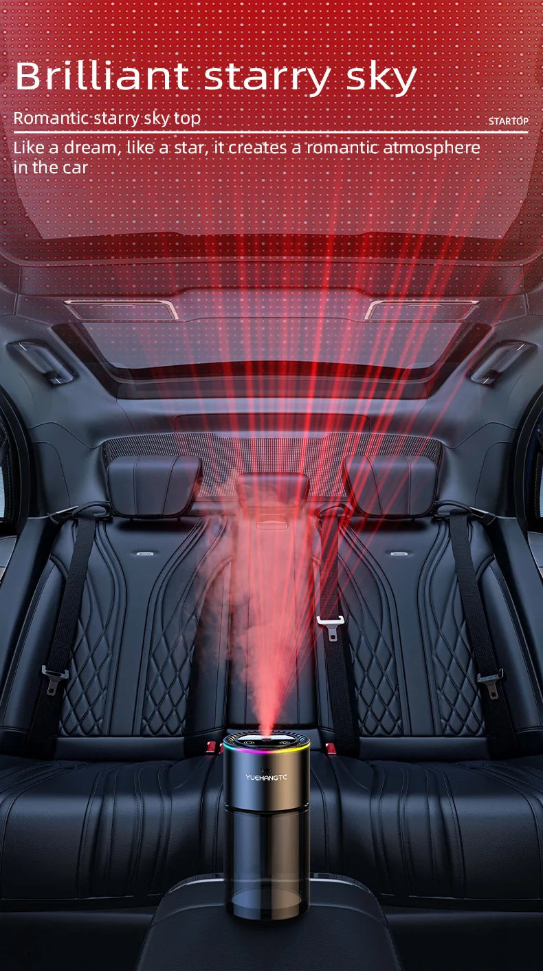 Spray Aroma Car Decorations Accessories With Aromatherapy High-End Car Air Freshener Electronic Car Fragrance Auto Deodorization