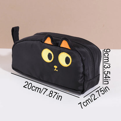 1 pc pencil case in the shape of a cute animal, cartoon-style, stylish and portable school supplies, back-to-school essentials