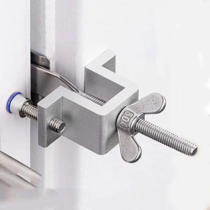 Portable Door Lock, Double Nut, Lock Adjustment, Reinforced Body, Door Lock, Hotel, Home Hardware Accessories