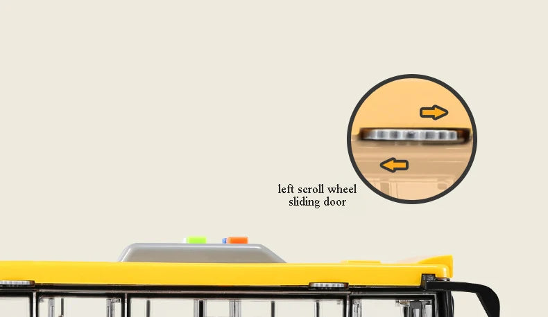High-quality school bus toy car model large sound and light double-decker bus simulation car toy children's gift