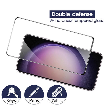 For samsung s24 Glass, s25 s24 ultra Screen Protector For samsung galaxy s23 glass samsung s24 ultra Tempered Glass samsung s23 fe s20 s21 s22 plus Protective Film Galaxy s24 Screen Protector samsung s22