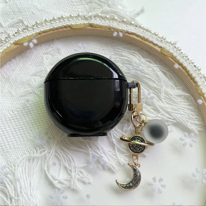 Cute Keyring Case for Lenovo HT38 Protective Cover Wireless Bluetooth Headphone Case for Lenovo HT38 Earbuds Cover