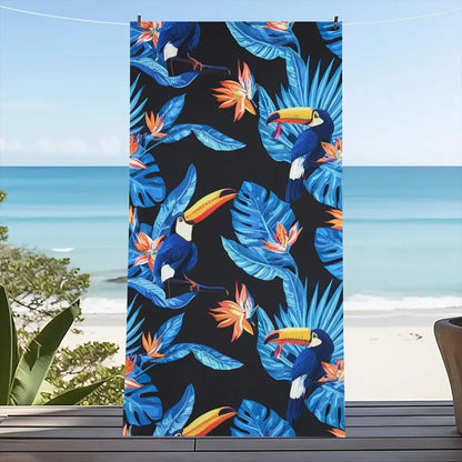 Beach Towel Portable Quick Fast Dry Sand Outdoor Travel Swim Blanket Thin Yoga Floral Print Mat Personalization Stripes Towel
