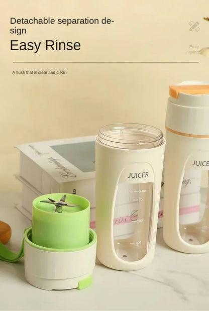 Portable Blender USB Rechargeable Personal Size Blender Juicer Machines Cup For Smoothies And Shakes Mini Fruit Mixer Cup