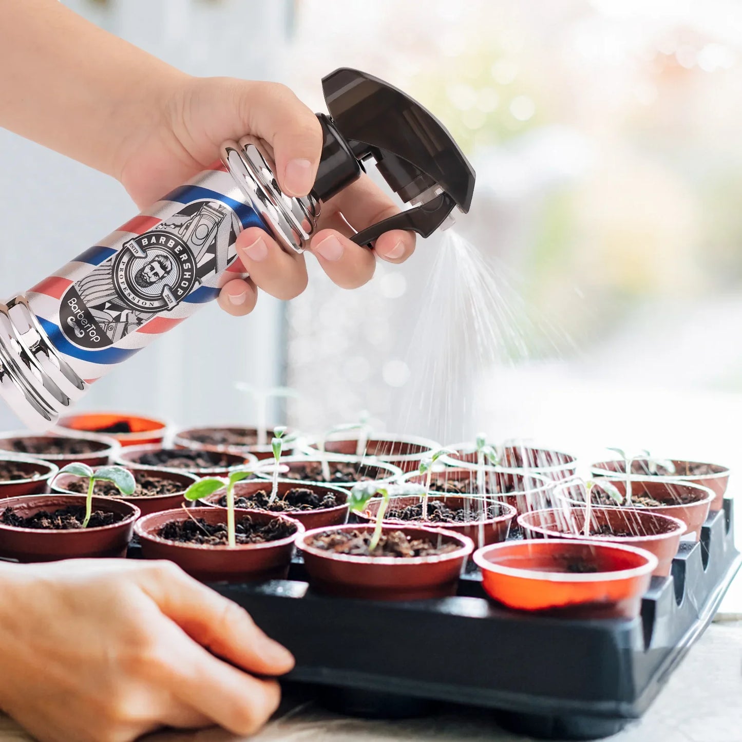 300ML Water Sprayer for Hair Salon Hairdressing Spray Bottle Professional Barber Hairdresser Haircut Barbershop Styling Tools