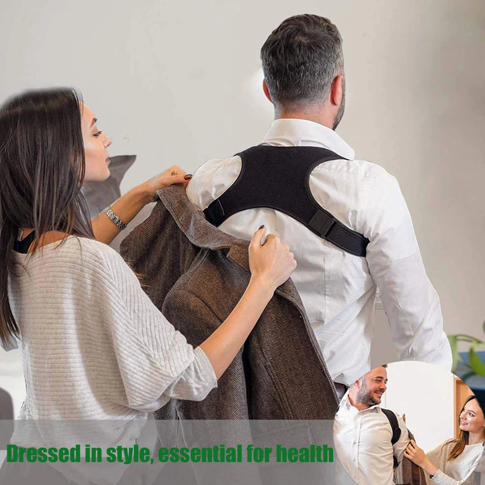 1PCS Posture Corrector for Women Men,Comfortable Posture Trainer for Spinal Alignment Posture Belts,Adjustable Back Straightener