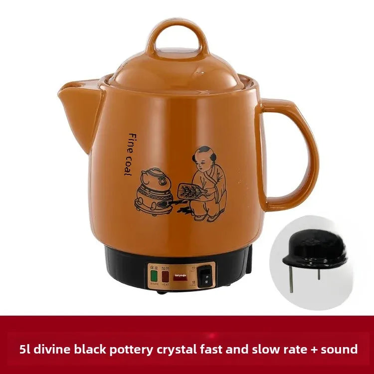 Shanyoujia Ceramic One-Piece Electrochemical Health Pot Automatic Boiling Medicine Pot Insulated Electric Heating Pharmacy Pot