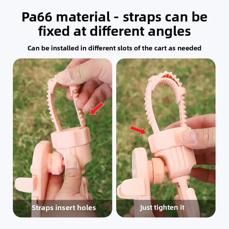 Universal Hook & Phone Holder - for Baby Strollers, Electric Bikes, and Stroller Hooks, Multi - function Hanging Bag Hook