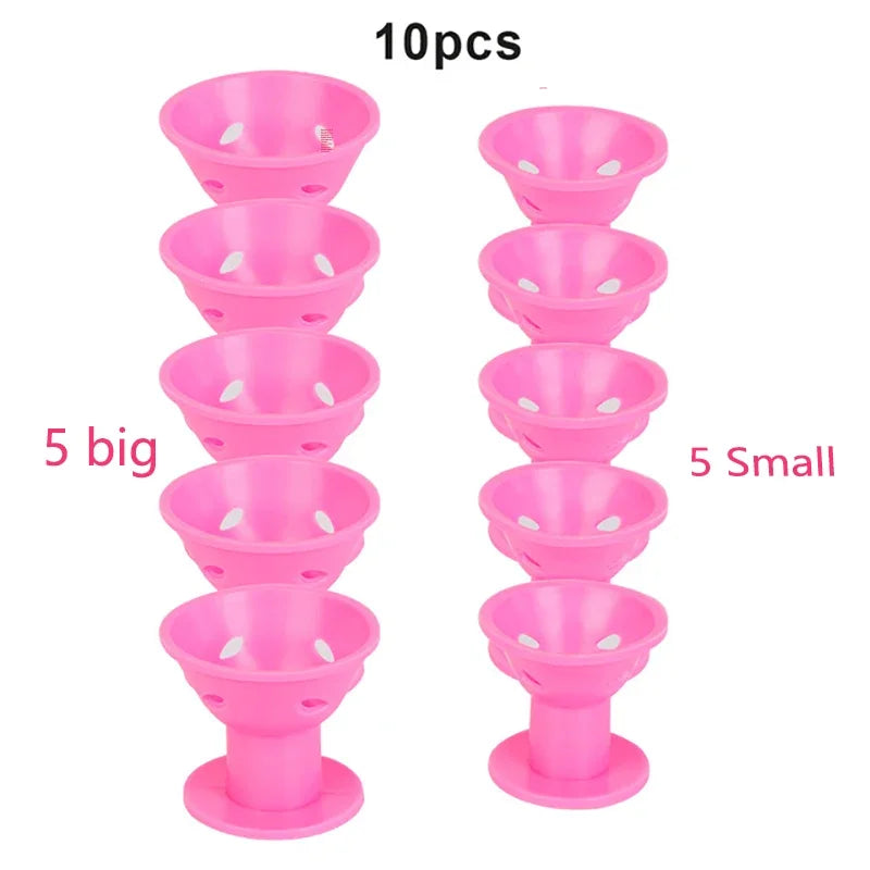 10 Pcs/Set Hair Curler Flexblei Hair Curing Rod Magic Air Hair Roller Curling Sticks Soft Foam Twist Rods Hairs DIY Styling Tool