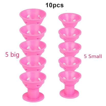 10 Pcs/Set Hair Curler Flexblei Hair Curing Rod Magic Air Hair Roller Curling Sticks Soft Foam Twist Rods Hairs DIY Styling Tool