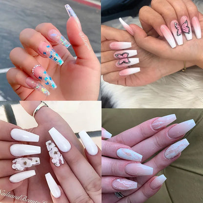 Baby Boomer Extension Nail Gel Set UV Builder Ombre Nails Camouflage Quick Extension Gel Extended Nails Art Gel Kits Manicure