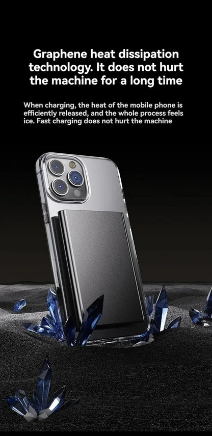 5000/10000mAh Thin Wireless Power Bank Potable Charging Mobile Powerbank Magnetic External Battery for iPhone Huawei Xiaomi 2025