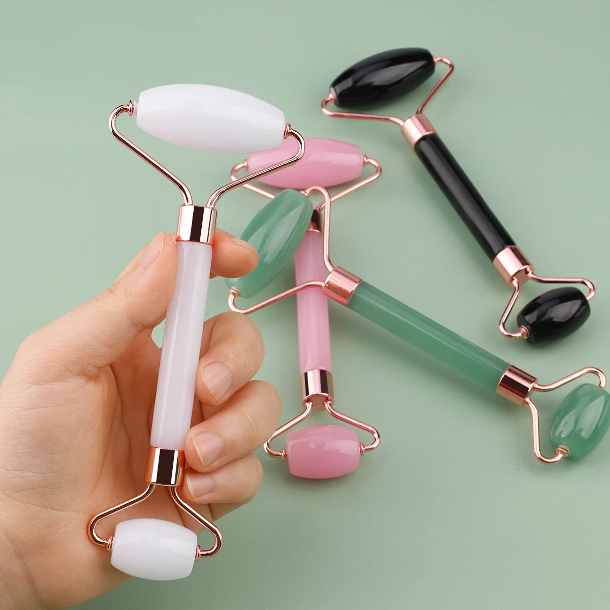 Roller & Gua Sha, Face Roller, Facial Roller Skin Care Tools Massager Resin Facial Massage For Face, Eyes, Neck, Body