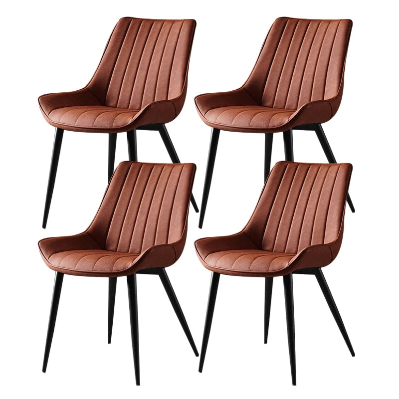 Nordic light stool leather soft dining chair kitchen dining room back chair dining room back chair restaurant is free shipping