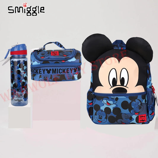 Genuine Australian Smiggle Backpack, Children'S Stationery, Student Hat, Blue Backpack, Lunch Bag, Water Cup, Student Gift