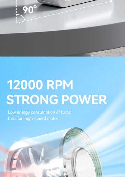 Handheld Fan, Portable Handheld Fan with Ice Function Turbo Powerful Rechargeable Fans  for Outdoor Indoor travel essentials