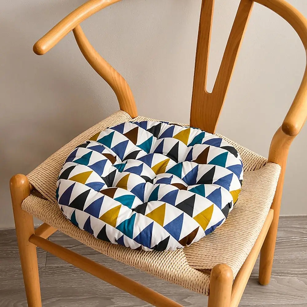 40*40cm Thicken Dining Chair Cushion Warm 10styles Student Seat Cushion Non-slip Round Cushion Student Office Home