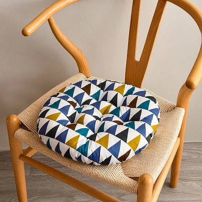40*40cm Thicken Dining Chair Cushion Warm 10styles Student Seat Cushion Non-slip Round Cushion Student Office Home