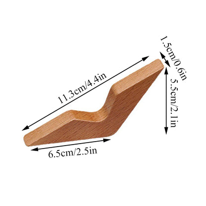 Creative Handmade Thumb Book Page Holder Book Expander Thumb Bookmark Wood Page Spreader Book Support Office Worker Reading Book