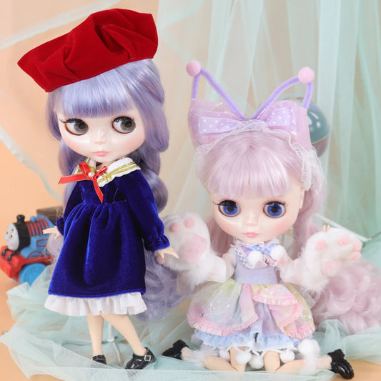 ICY DBS Blyth Doll Cute Combination Including Clothes Shoes Hand Set AB Cosplay Dressing 1/6 BJD Anime Girl OB24