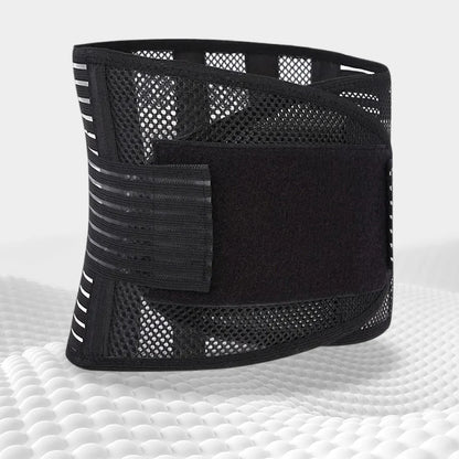 Back Brace Breathable Lumbar Support Belt Adjustable Straps Back Belt Lower Back Waist Brace for Men Women Lower Back Relief