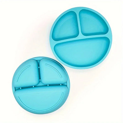 Best-Selling Silicone Children's Dinner Plate - Non-Slip, Separate Tableware & Baby Food Bowl - Perfect for Little Hands!