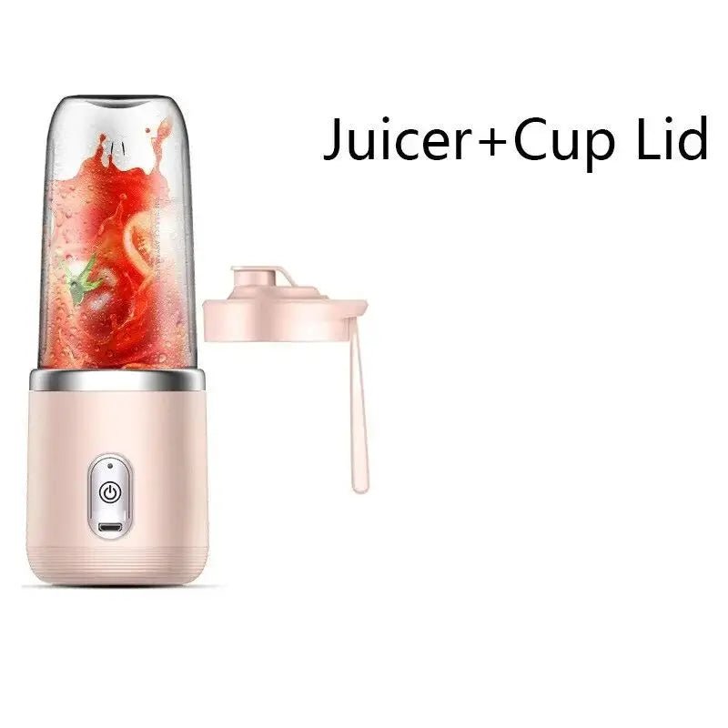 Portable Fruit Juice Blenders Summer Personal Electric Mini Bottle Home USB 6 Blades Juicer Cup Machine For Kitchen