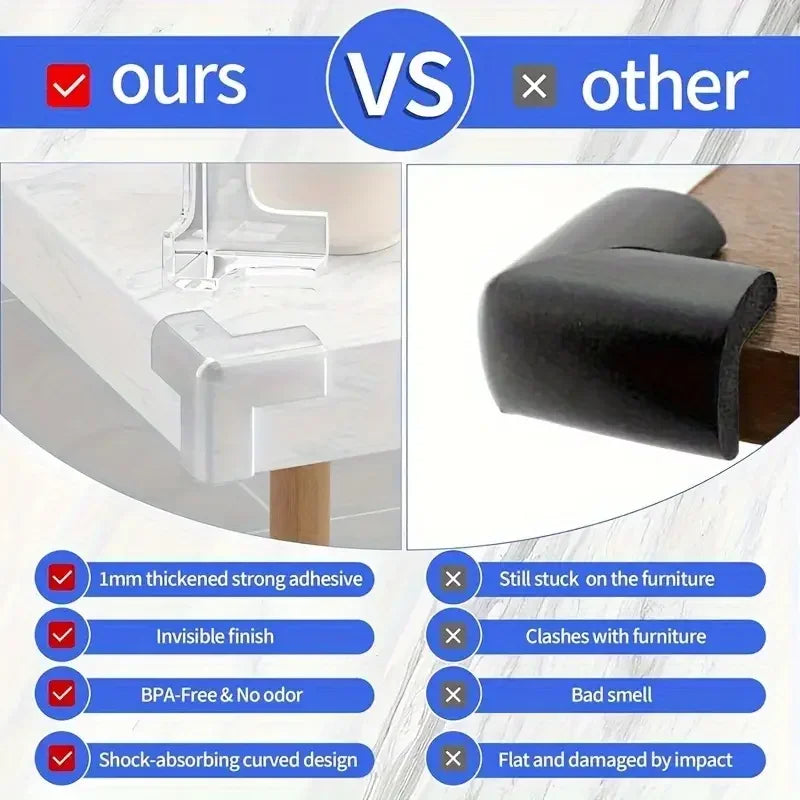 Furniture Table Corner Protector T-Shape Children's Anti-collision Table Corner Protector Baby Safety Table Corner Protector