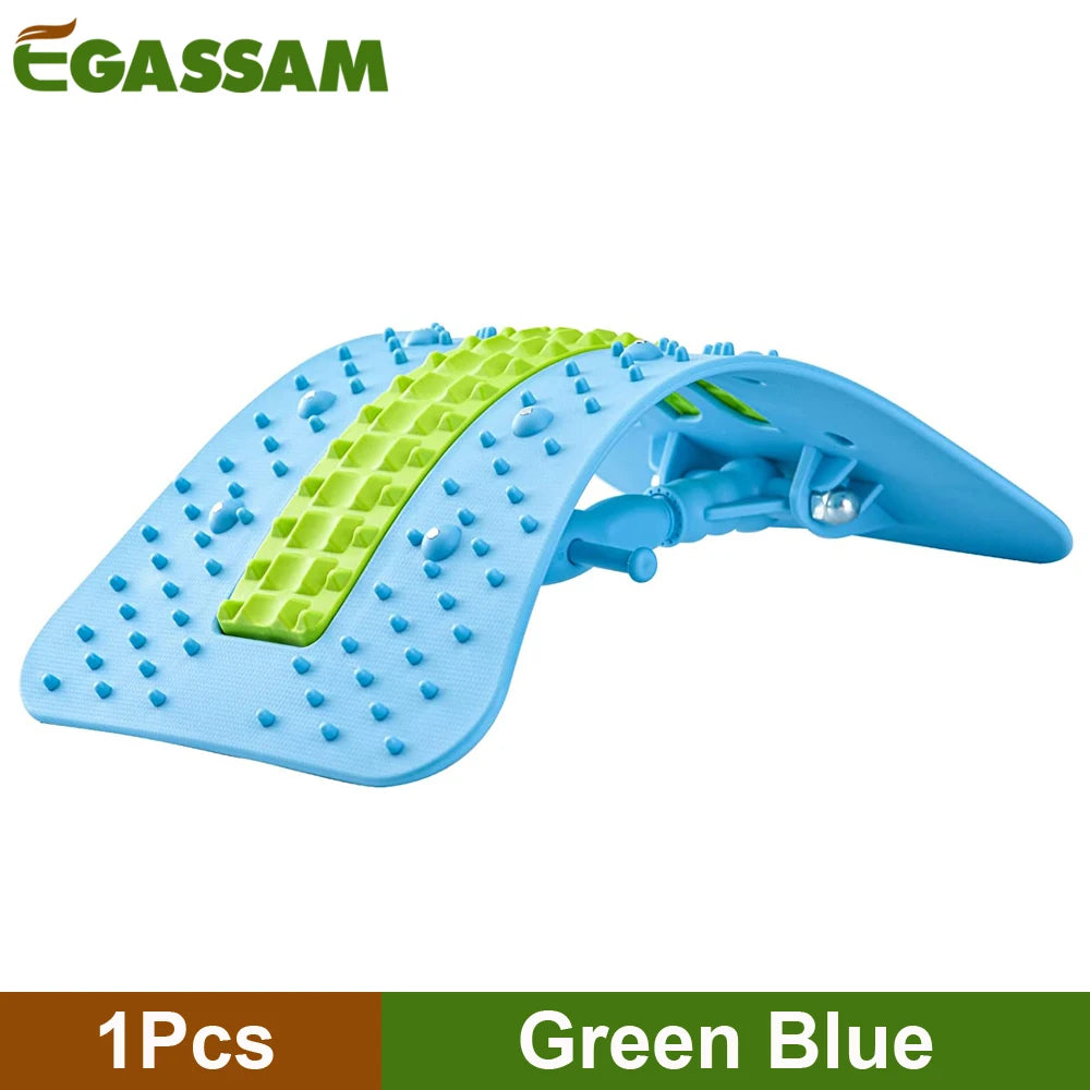 Back Stretcher,6thGeneration Upgraded Back Massager,Back Cracker for Lower Back Pain Relief Lumbar Support,with Magnetic Massage