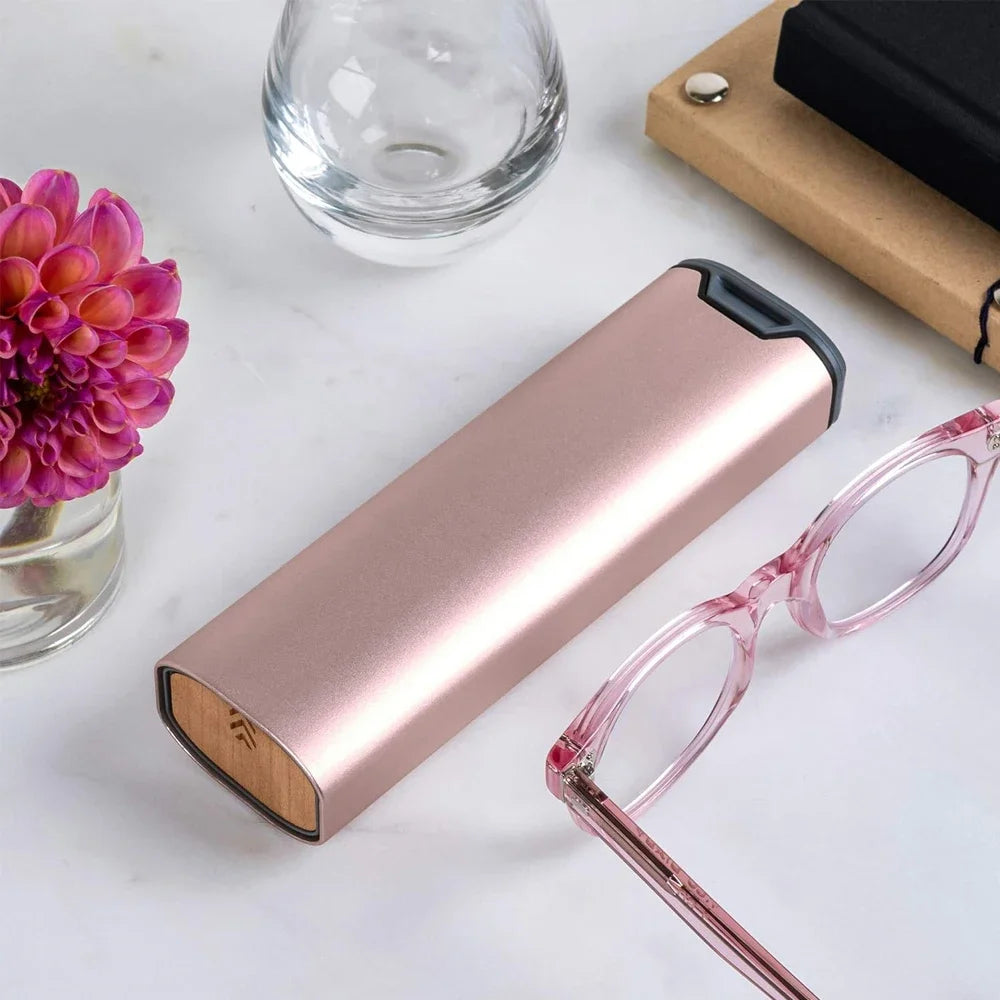 1Pcs 7 Day Weekly Pill Organizer,Premium Stylish Aluminum and Wood Large Capacity Pill Box for Supplements,Vitamins and Medicine