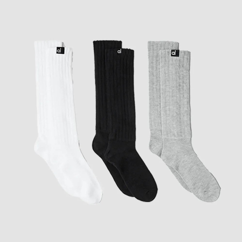 Sports Socks Men's and Women's Are Soft Breathable Knitted Versatile for Sports Super Thick and Stackable Basketball Socks