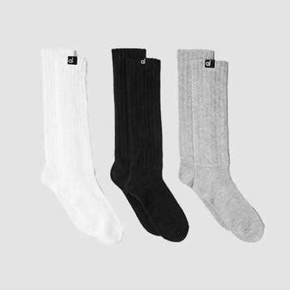 Sports Socks Men's and Women's Are Soft Breathable Knitted Versatile for Sports Super Thick and Stackable Basketball Socks