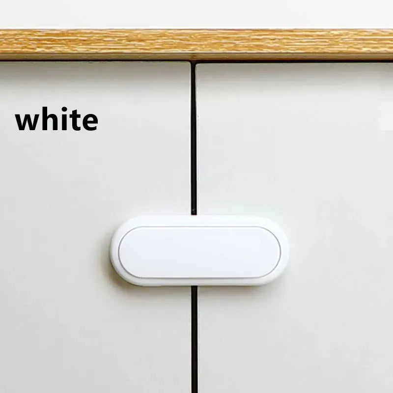 Children's Drawer Safety Latch Cabinet Door Protection Baby Anti Pinch Hand Invisible Lock Opposite Door Wardrobe Lock