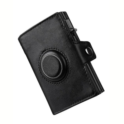 Men's RFID Blocking Wallet with Coin Pocket Airtag Wallet
