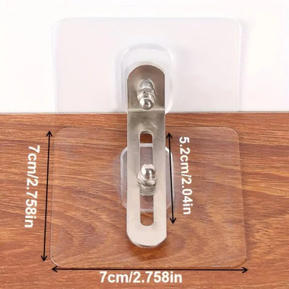 Furniture Anchors Strong Self-adhesive Fixed Prevent Dumping Device No punching Safety Anti Overturning Cabinet Buckle Anchors