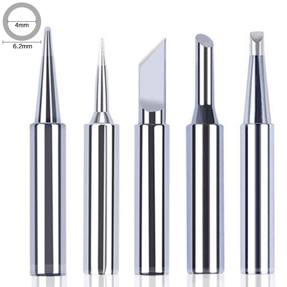 STONEGO 5PCS/10PCS Soldering Iron Tips Soldering Iron Head Set DIY Electric Soldering Iron Replacement Tip Repair