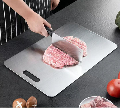 Kitchen Cutting Board Made of Stainless Steel with Durable,non Slip and Hygienic Surface Suitable for Preparing Meat Fruit Dough