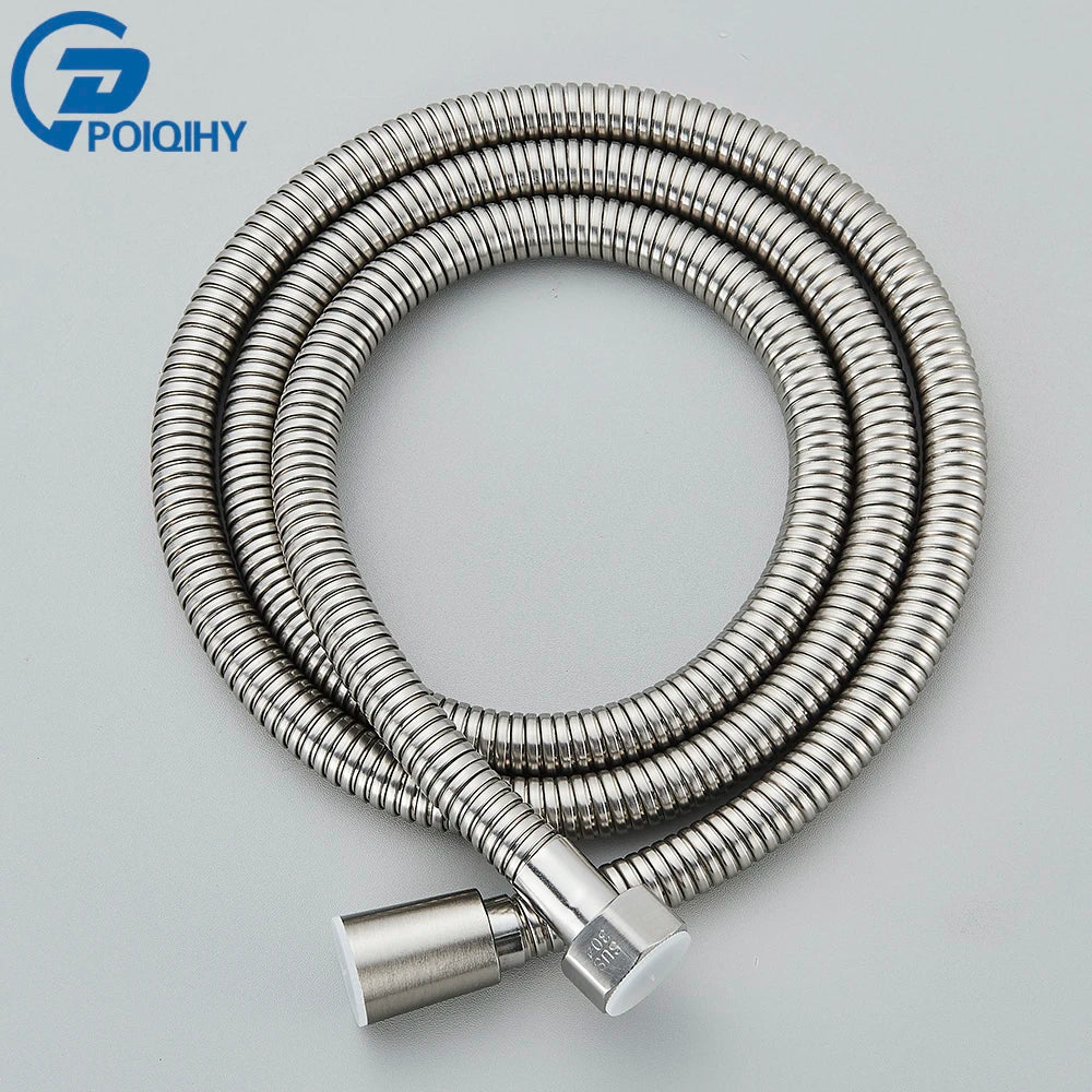 Brushed Nickle Hand Held Shower Head Handshower Head 100% Copper Head Faucet Accessory Single Function Shower Head Shower Hose