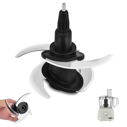 Blender 4 Blade Replacement for Ninja 64-oz 72-oz Food Processor Bowl Chopping Blade FitsBL682 BL770 BL910 BN600 BN601 BN801