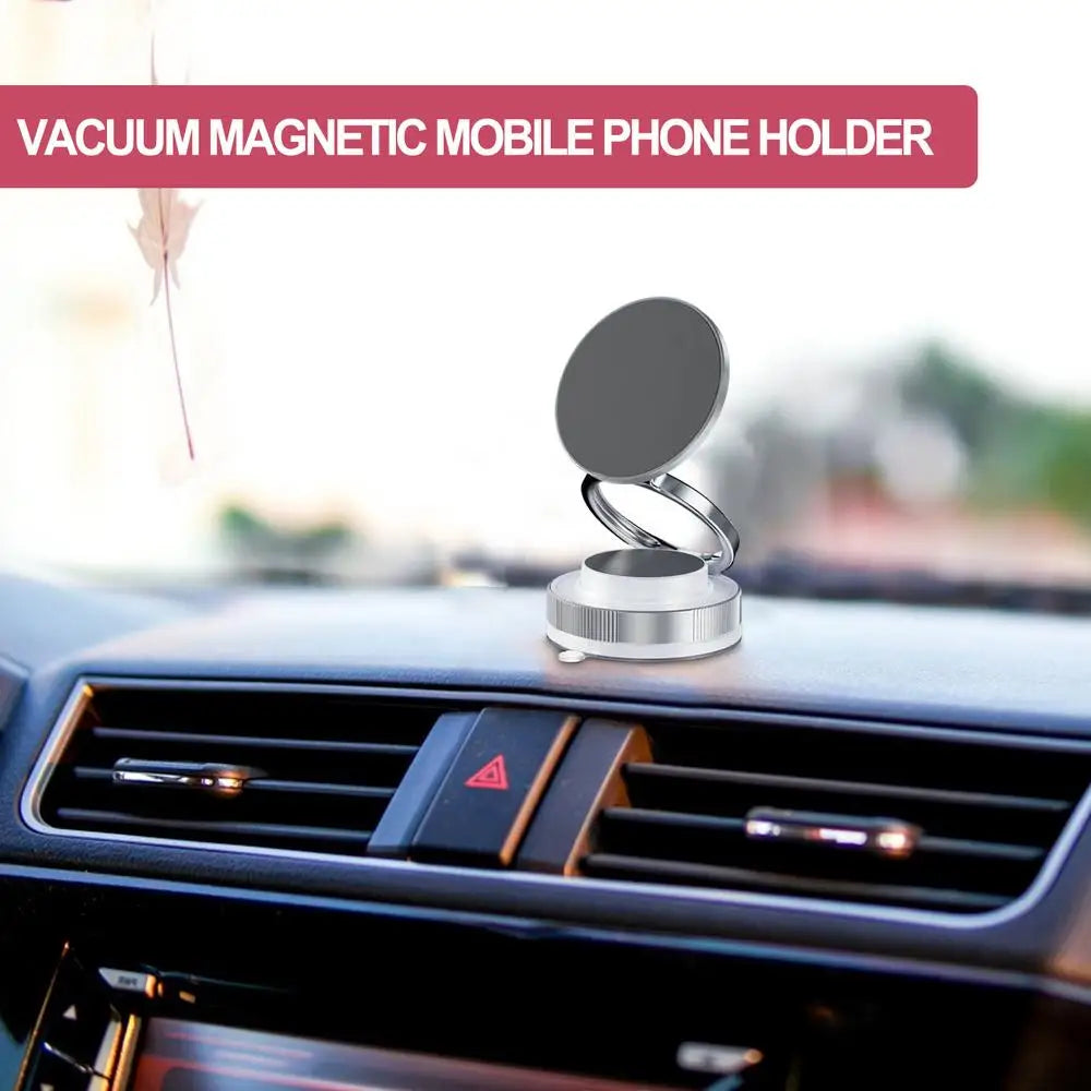Foldable Auto Phone Mount Magnetic Phone Holder for Car Vehicle Smartphone Stand Cradle Rotating Cellphone Bracket