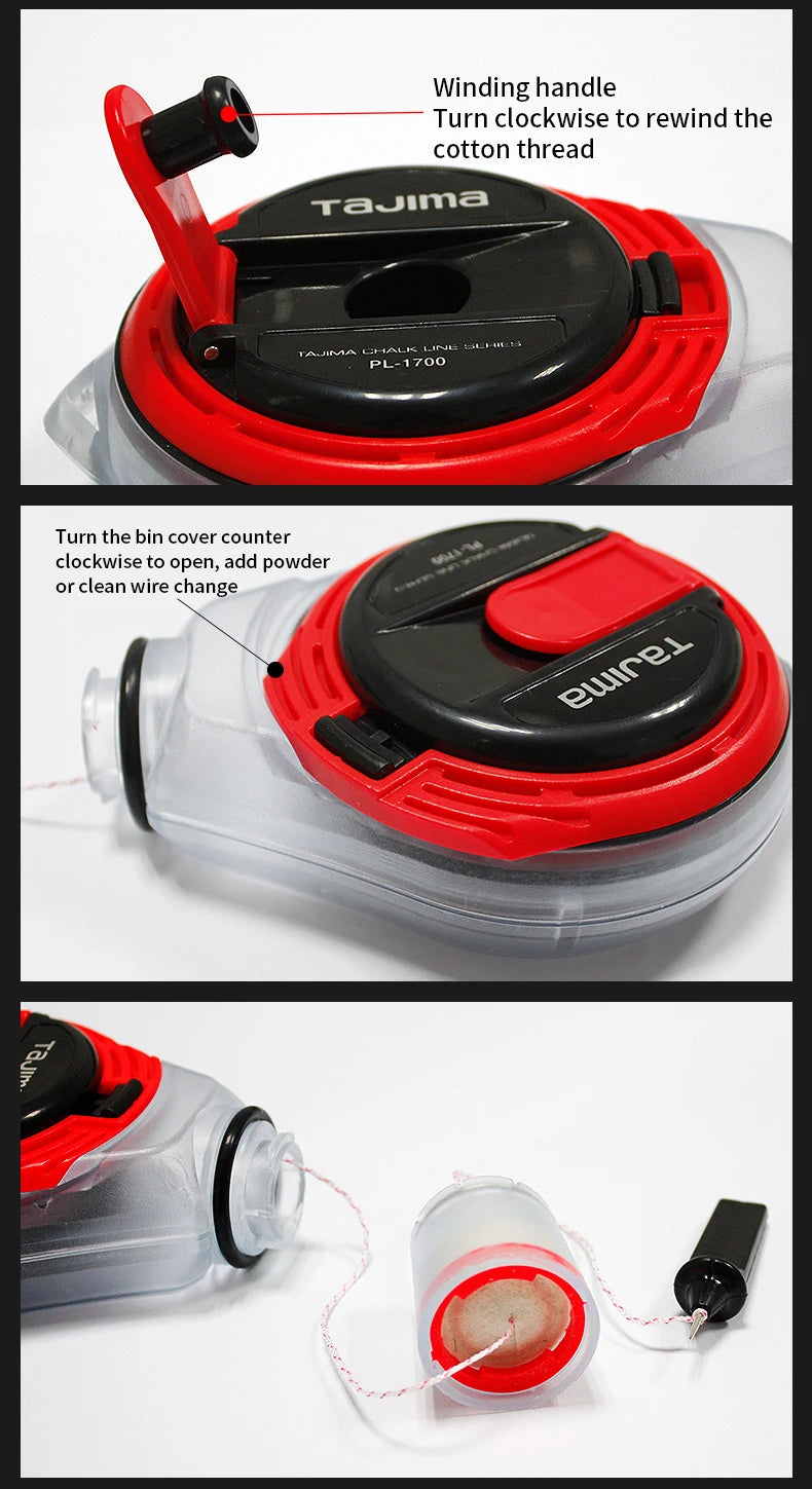 Tajima wire drawing powder hopper manual wire winding automatic wire winding woodworking tools scribe wire ejector