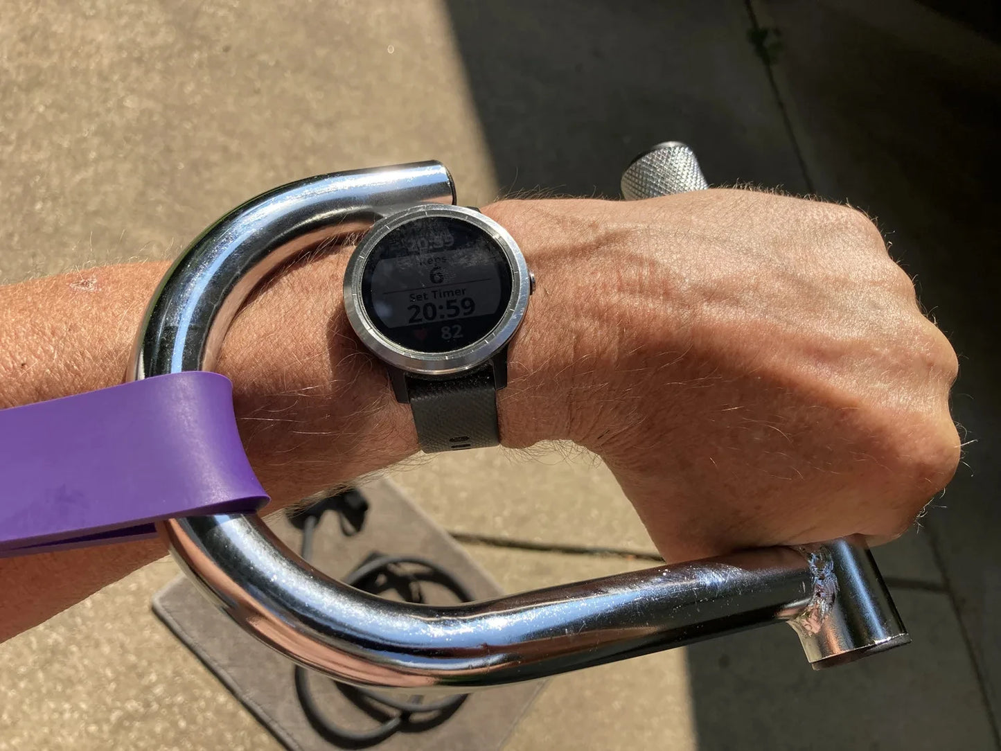 Metal Resistance Bands Handles Knurled Surface Chin Up Handle Professional Workout Band Grips Gym Handle for Pull Up Heavy Duty